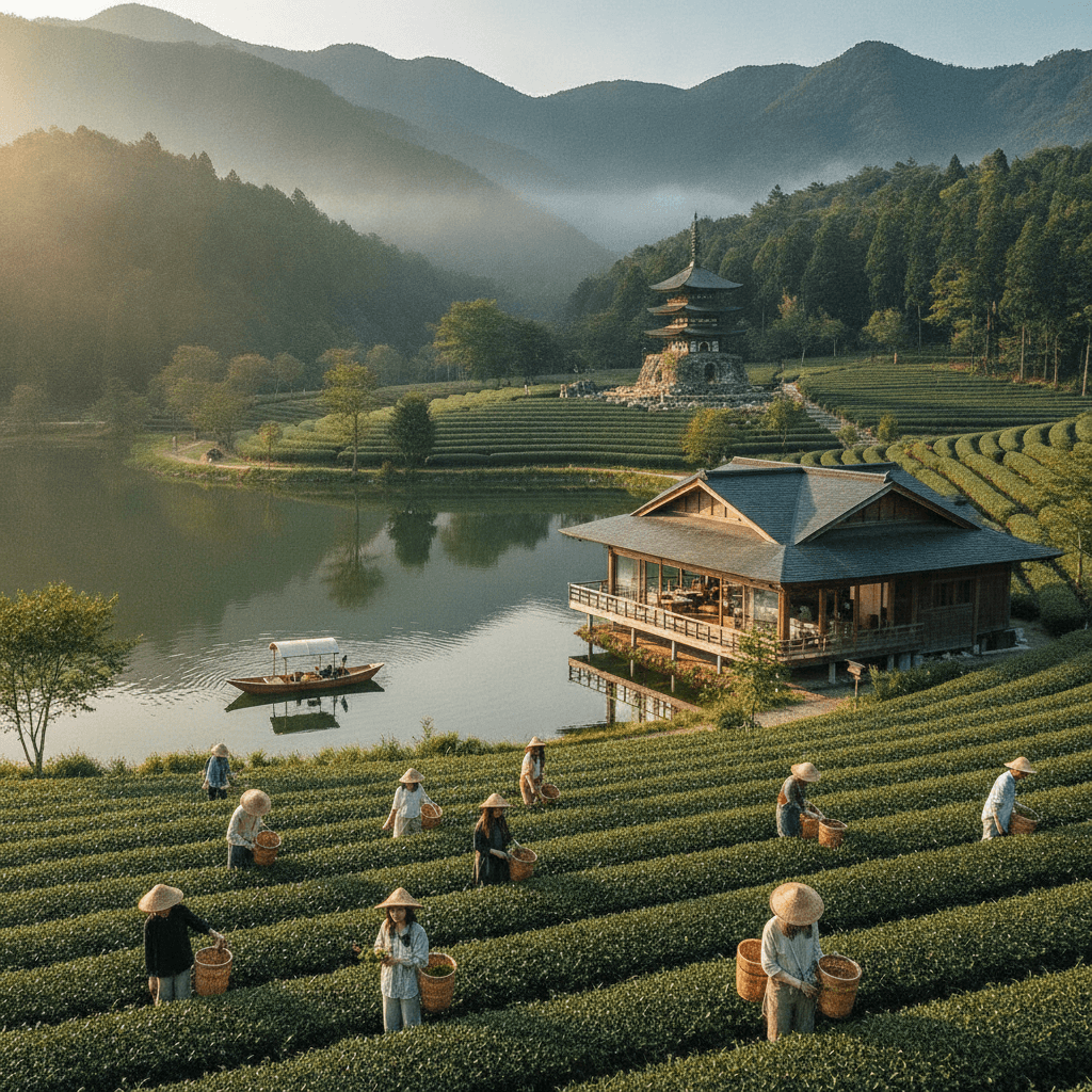 日本のユニークな茶旅スポット:飲むだけじゃない体験ガイド | CHAENNALE